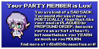my party member is lux